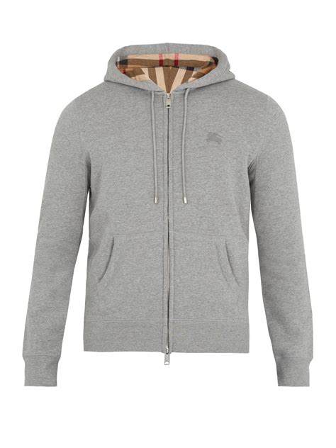 burberry zipped hoodie